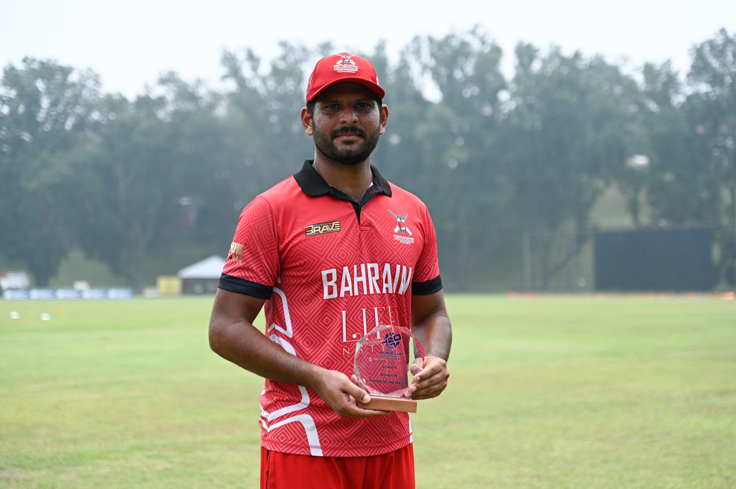 Asif Ali’s Brilliant 89 Powers Bahrain to Six-Wicket Victory Over Kuwait
